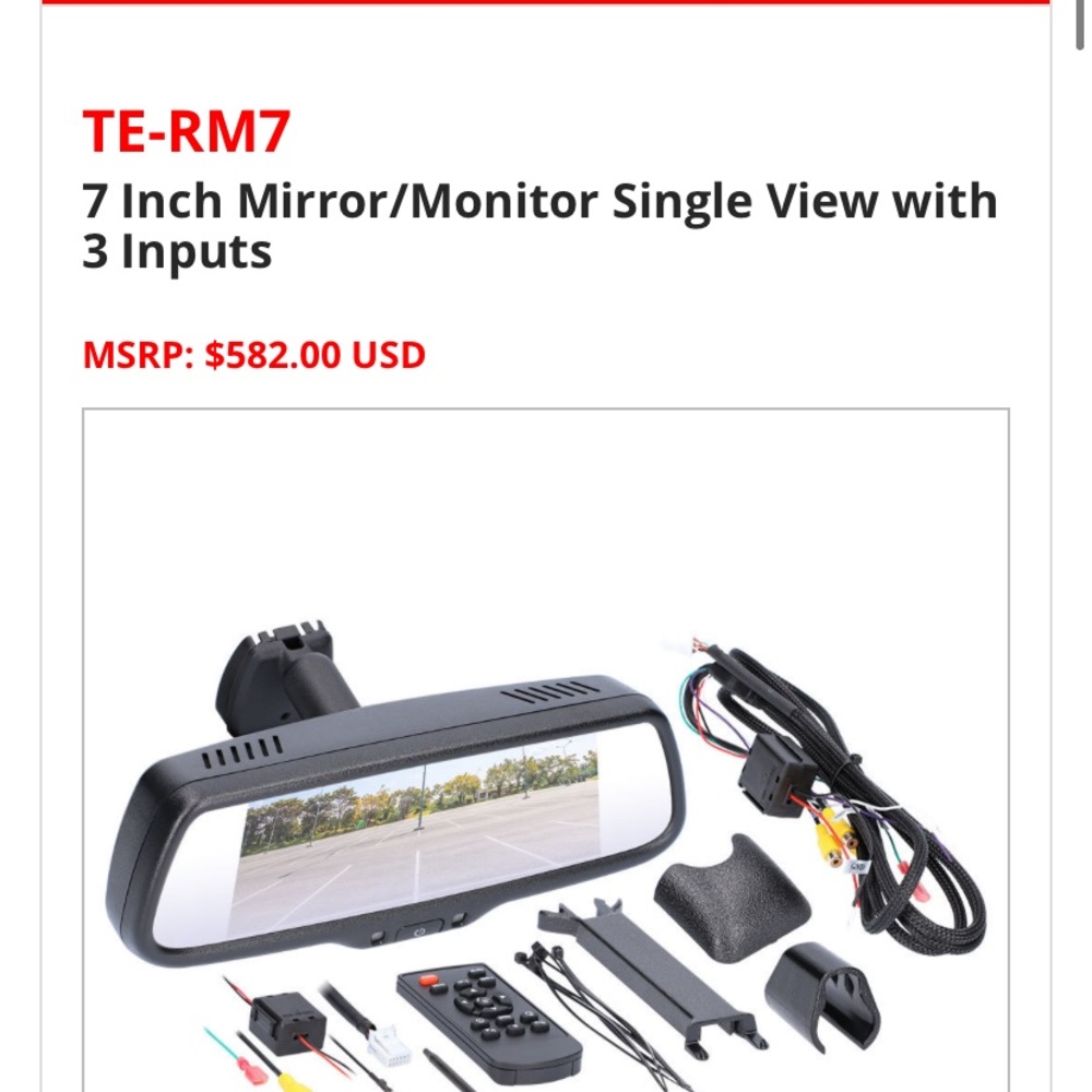 Brand new never used 5 star back up camera